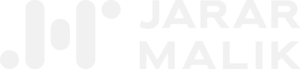 Jarar Malik White Logo